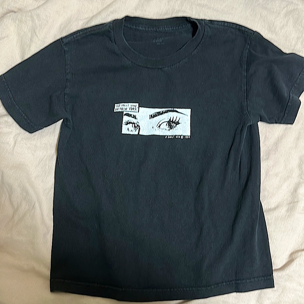 “Ill Meet You in New York” Pacsun Black Crop Top, One Size Fits All